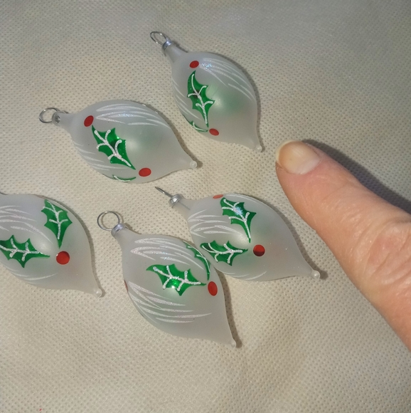 Frosted Mini Christmas Ornaments - Picture 2 of 3
